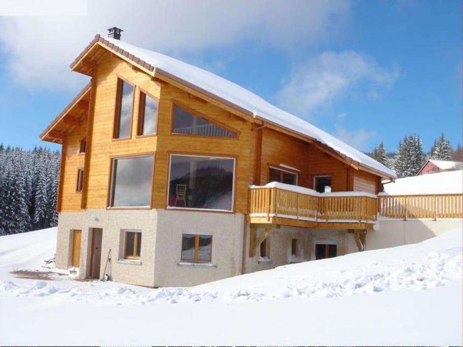 Grand Valtin : Chalet Ecolo 4 Etoiles 14 Personnes Ban-sur-Meurthe-Clefcy Extérieur photo