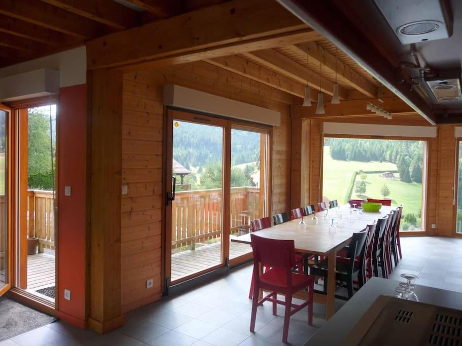 Grand Valtin : Chalet Ecolo 4 Etoiles 14 Personnes Ban-sur-Meurthe-Clefcy Extérieur photo